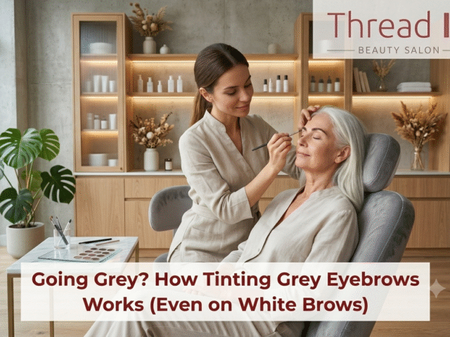 Going Grey? How Tinting Grey Eyebrows Works (Even on White Brows)