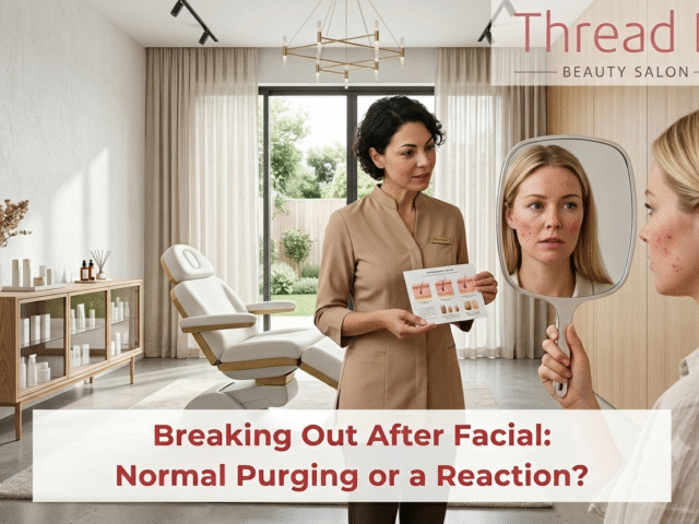 Breaking Out After Facial: Normal Purging or a Reaction?